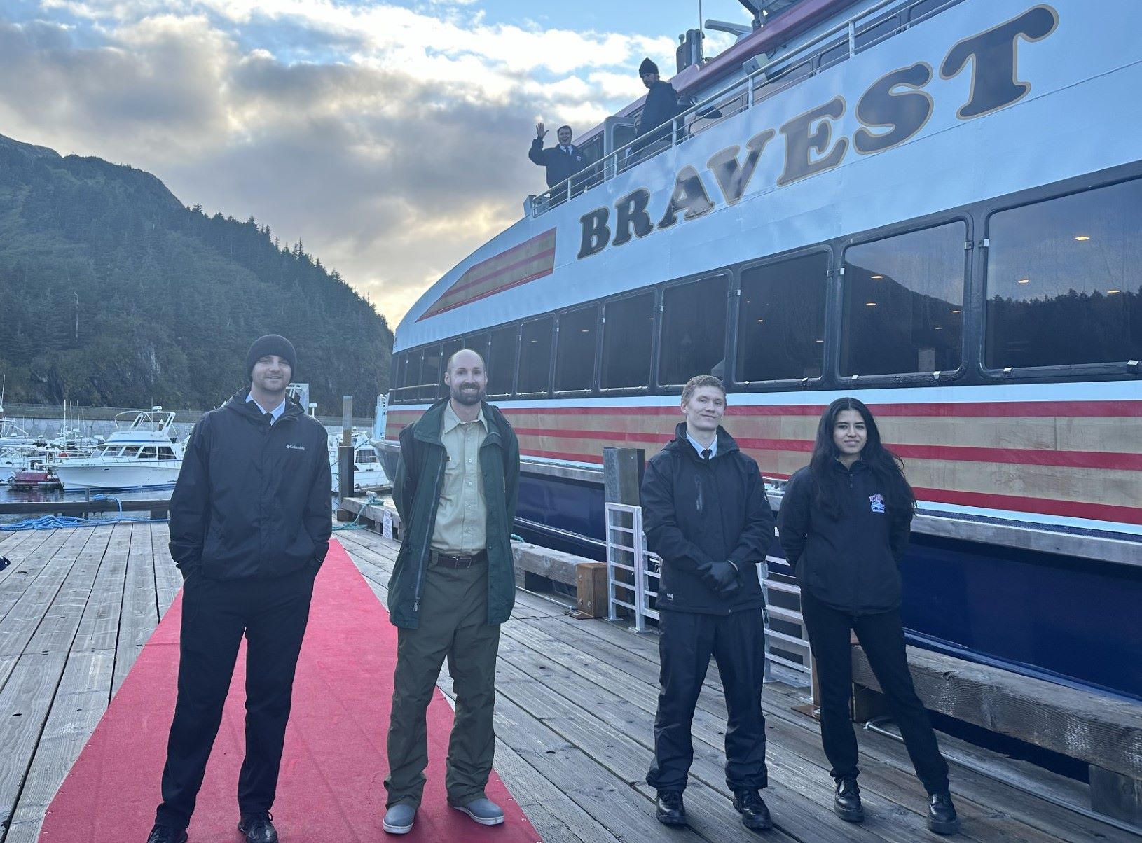 The Crew along with the Forest Service Ranger after a tour